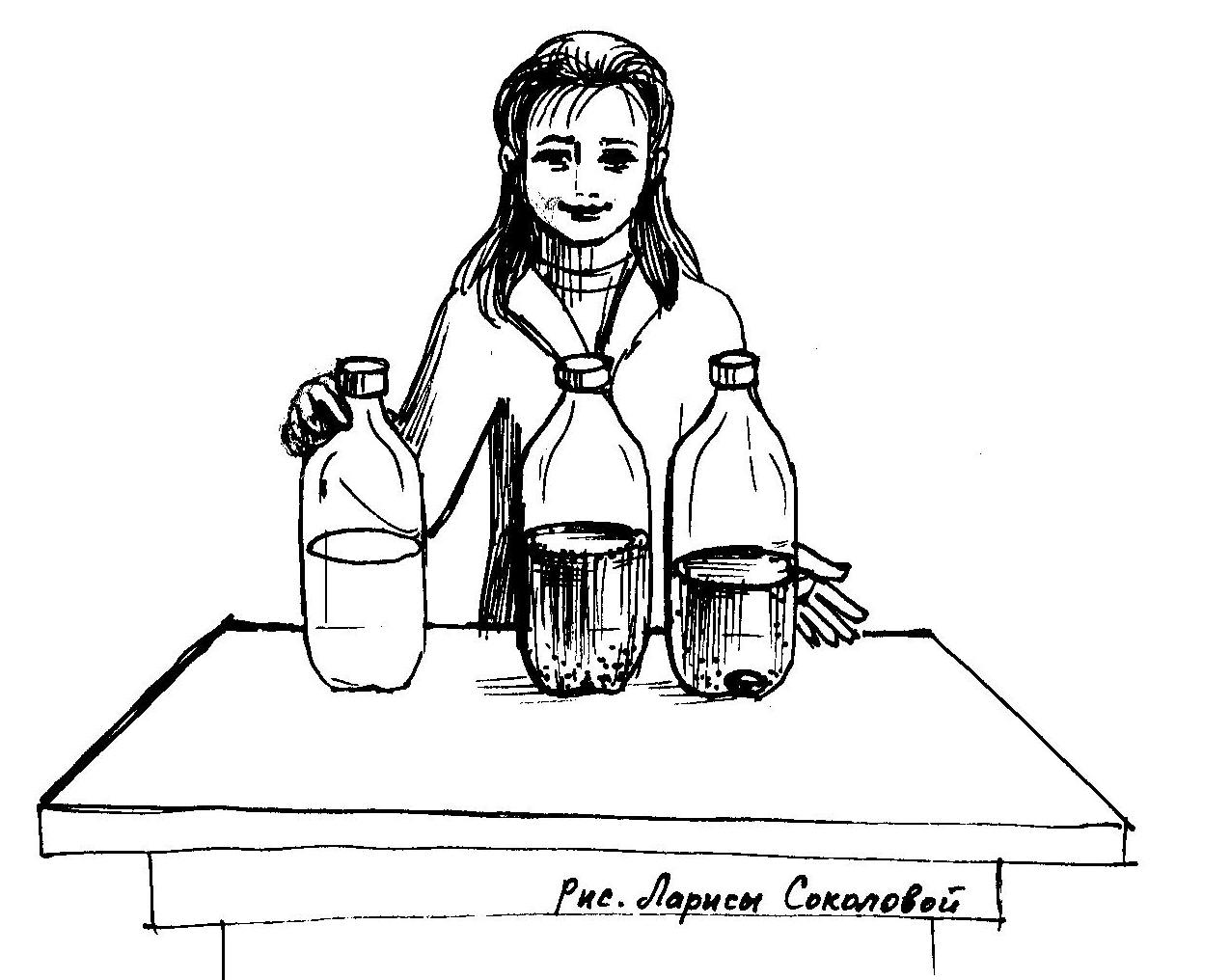 Святая вода. Рис. Ларисы Соколовой